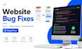 fix website bugs and errors within 24 hours