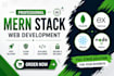 develop a mern stack web application with react node mongodb