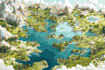 make a vector map illustration or street map