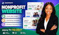 design nonprofit website, charity and donation website