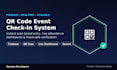 build a qr code event check in system with firebase real time dashboard