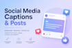 write engaging social media captions and posts