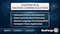 build custom machine learning and ai solutions using python