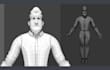 create aaa game ready 3d character model with rigging and pbr textures