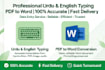 do professional urdu and english typing and data entry