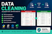 clean and preprocess your dataset using python