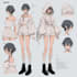 draw character design, character sheet