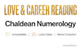 do love and career reading with life path number