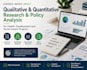 conduct qualitative and quantitative research and policy analysis
