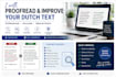 proofread and improve your dutch text