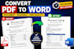 convert PDF to editable word document accurately