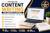 write SEO friendly blog posts and articles