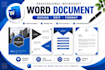 word document design, formatting and PDF conversion