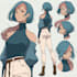 create a custom anime character reference sheet