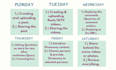 create a monthly social media content calendar
