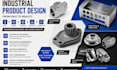 3d industrial product design mechanical prototype 3d cad model for manufacturing
