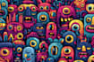 create custom graffiti style 4k doodle art