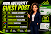 build high DR guest post backlinks with permanent dofollow links for SEO