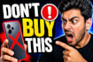 design tech review youtube thumbnails with angry face CTR