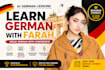 help you learn german a1 from scratch