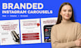 design branded instagram carousel posts