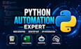 write python automation script for data scraping