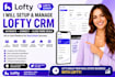 setup lofty CRM, automate workflows and optimize your real estate business