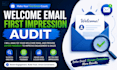 audit and improve your welcome email