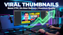design viral and catchy youtube thumbnails