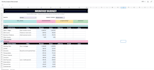 design editable monthly excel google sheets, spreadsheet, budget tracker finance