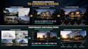 create a cinematic corporate video from images and renderings