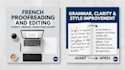 rewrite, edit and improve your french text professionnally