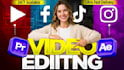 do expert video editing and professional youtube video editing