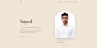 design a professional personal portfolio website