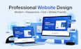 design a modern responsive website using ai