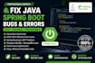 fix java spring boot bugs