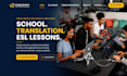 build wix language school website, translation services web, esl lessons website
