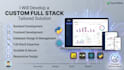 develop a custom full stack web application