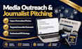 write and distribute hyper personalized media pitches to top journalists