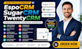 create espocrm sugarcrm twentycrm setup CRM automation email marketing expert