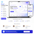 build a responsive react landing page