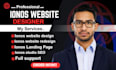 ionos website, ionos website design, ionos website redesign, domain connection