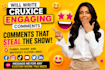 write controversial comments, engaging comments, insightful blog comments