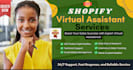 be your shopify VA shopify virtual assistant dropshipping mentor shopify manager