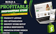 build a shopify dropshipping store or redesign shopify website