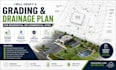 draft a grading and drainage plan for residential or commercial sites