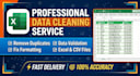 clean , format , merge excel data