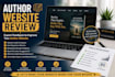 review your author website for better results