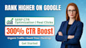 boost google ranking with serp CTR optimisation and organic traffic growth