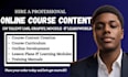 create course content on talentlms, learnworld, graphy, moodle and wordpress lms